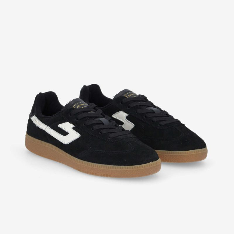 SHEFFIELD JOGGER M - SUEDE/NAPPA - BLACK/WHITE